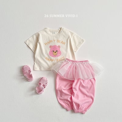 vivid91｜(78cm-125cm) 2款荷葉邊雪紡慢跑褲6