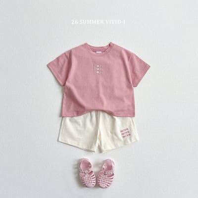 vivid20｜(78cm-125cm) 5款刺繡撞色字母套裝7