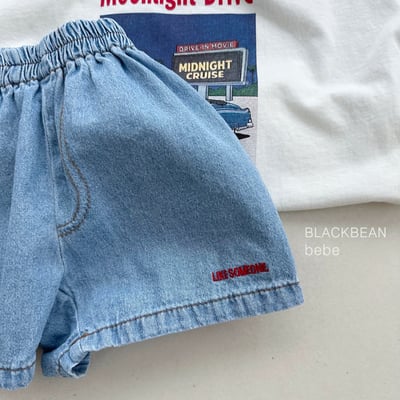 BEAN13｜(65-120cm) 刺繡牛仔短褲2