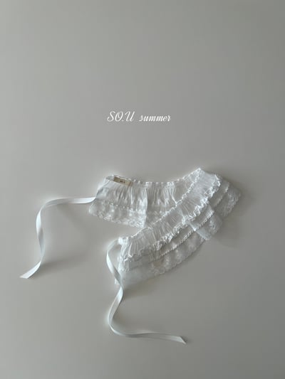 SO.U03｜(6m-4y)  蕾絲綁帶圍裙4
