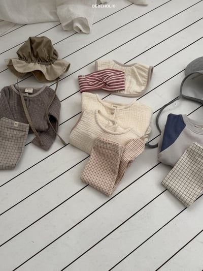 Bebe holic62｜(3m-18m) 細格紋褲襪6