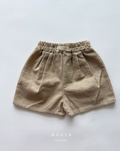 AOSTA26｜(6m-5y) 4款線條小標短褲9