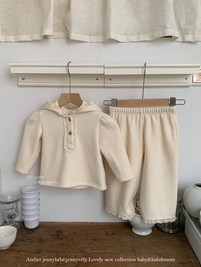 JE 652｜(80-110cm)  可爱精靈帽套装1