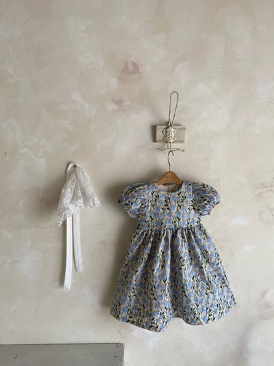 Anne Shirley39｜(1y-5y) 2色夏日刺繡花卉洋裝1