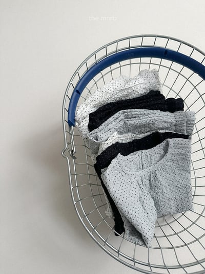 MiniRobe12｜(70-110) 抓皺波點縮口褲18