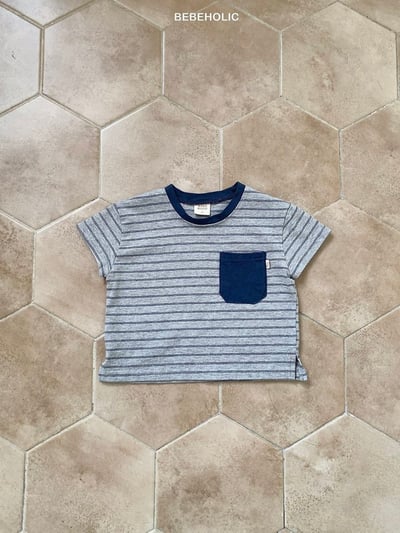 Bebe holic47｜(3m-18m) 口袋條紋上衣15
