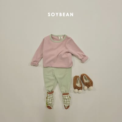 Soybean57｜(75cm-118cm) 撞色內刷毛套裝14