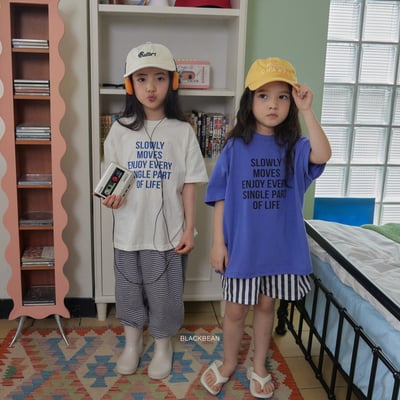 BEAN20｜(65-120cm) 享受生活字母上衣11