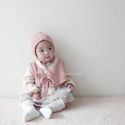 LEMONADE24｜(55cm-85cm) 2色韓服套裝含帽子4