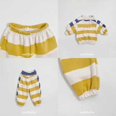 Oottbebe58｜(1y-7y)   條紋拼色套裝10
