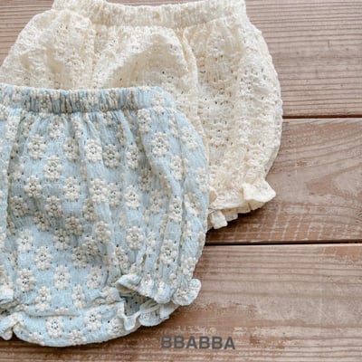 BBABBA02｜(60cm-83cm) 2色小花蕾絲包屁短褲12