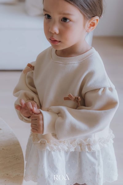 ROA05｜(80cm-120cm) 2色蝴蝶結蕾絲裙底上衣16