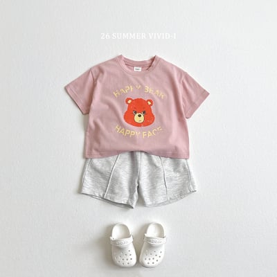 vivid67｜(78cm-125cm) 4款快樂熊短袖上衣4