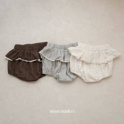 mimi market20 (75-90cm)  蕾絲線條燈籠褲1