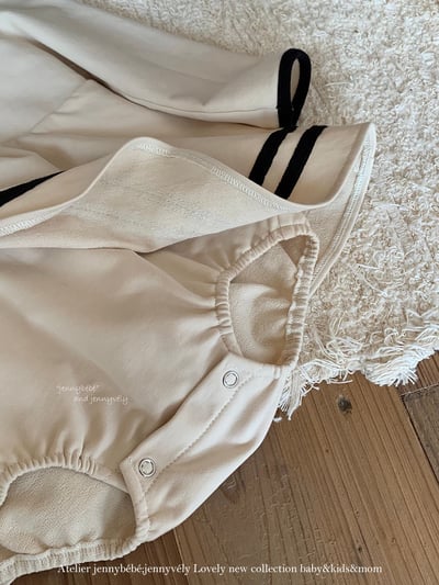 JE568｜(66-90cm) 水手領包屁衣4