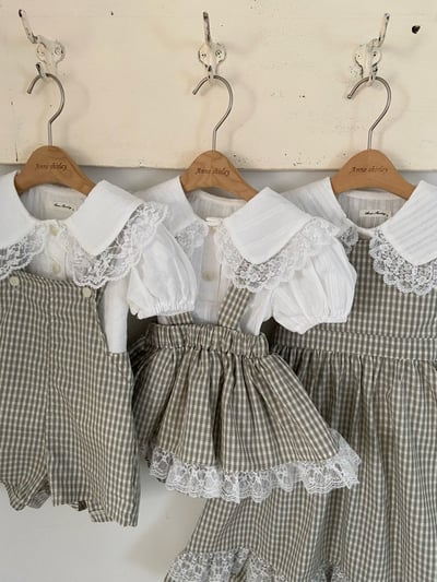 Anne Shirley17｜(3m-22m) 1色格紋吊帶短褲11