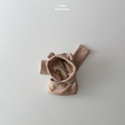 Lindo80｜(80cm-125cm) 小兔連帽圍巾3