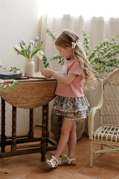 FLO09｜(75-140) 花朵蕾絲蛋糕裙18