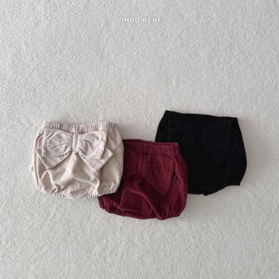 Lindo08｜(3m-18m) 蝴蝶結燈籠短褲1