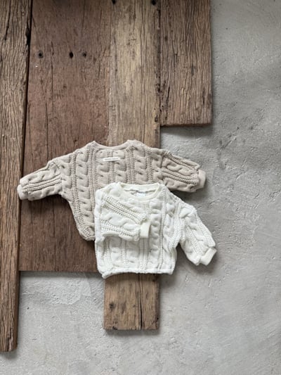 Bloom.b29｜(0m-24m) 麻花針織上衣5