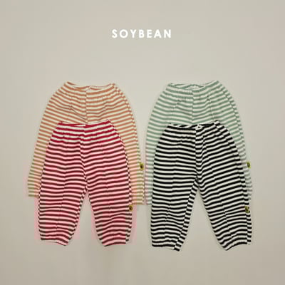 Soybean68｜(75cm-118cm) 條紋縮口褲4
