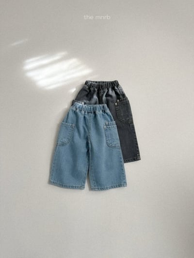 MiniRobe36｜(70-110) 雙口袋牛仔寬褲15