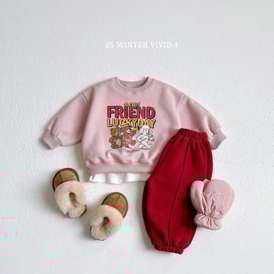 vivid45｜(78cm-125cm) 動物好朋友印花休閒上衣8