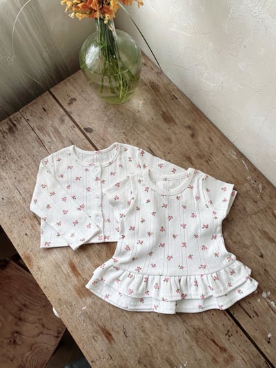 Azalea15｜(85-118cm) 小花朵開衫裝4