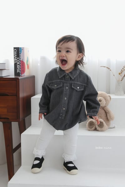 bebe nine03 (65-90) 2色牛仔包屁衣8