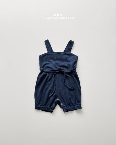 onu52｜(6m-12m) 無袖吊帶包屁衣/帽子7