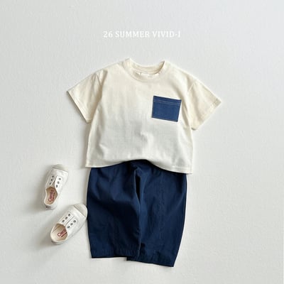 vivid58｜(78cm-125cm) 2款單寧牛仔口袋造型上衣9