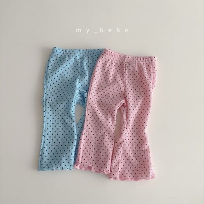 my_bebe29｜(80-120cm) 波點喇叭褲11