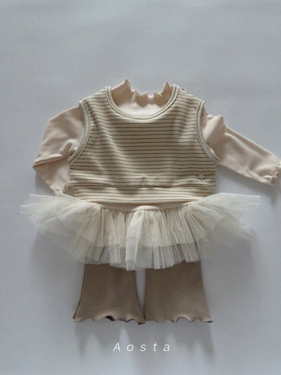 AOSTA36｜(6m-5y) 捲邊小喇叭褲18