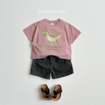 vivid75｜(78cm-125cm) 3款探險家恐龍短袖上衣7