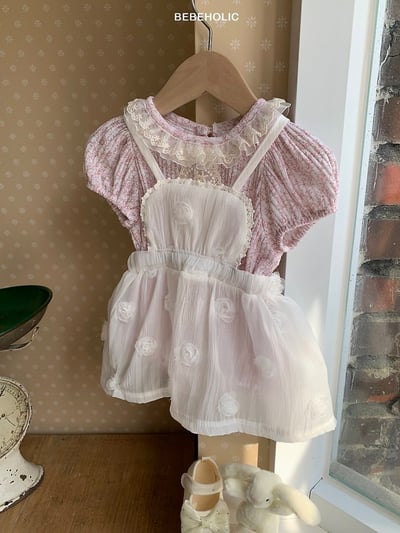 Bebe holic14｜(3m-18m) 玫瑰網紗罩裙15