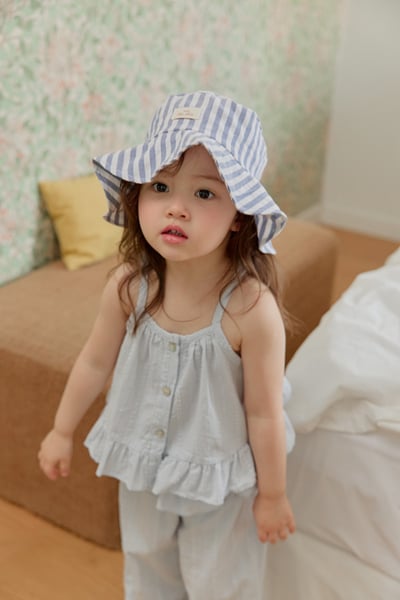 onu26｜(70cm-115cm) 荷葉細肩無袖上衣2