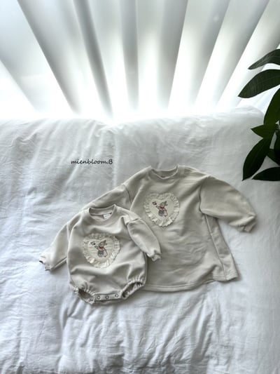 Bloom.b11｜(0m-24m/85cm-125cm) 蕾絲小兔花布包屁衣/洋裝18