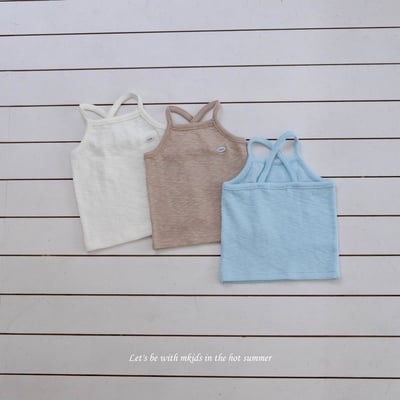 M-KIDS01｜(65-115cm) 細肩帶小標背心3