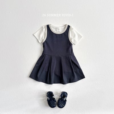 vivid33｜(78cm-125cm) 2款甜美網球無袖連身裙7