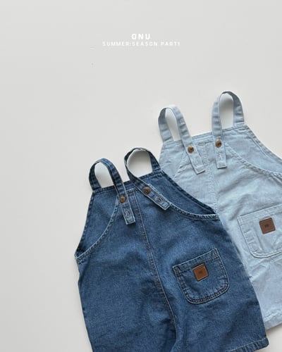 onu40｜(70cm-115cm) 牛仔吊帶褲4