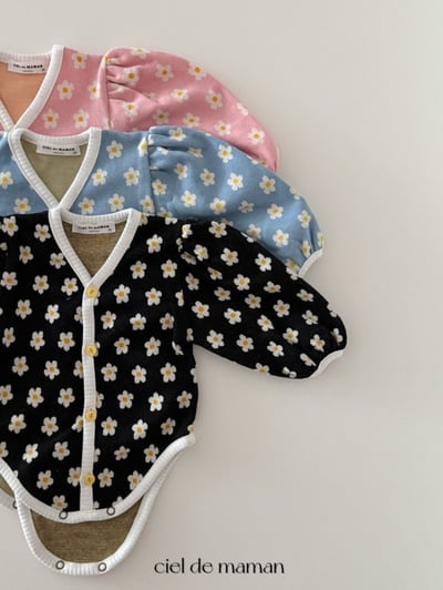 Cieldemaman｜(3-15m) 春天花朵包屁衣3
