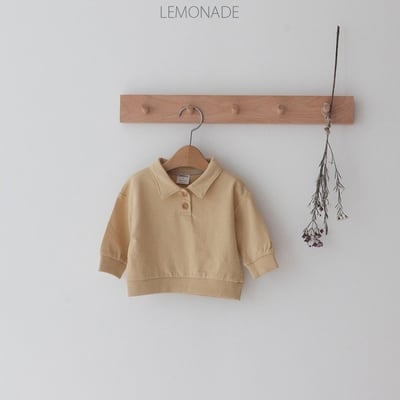 LEMONADE51｜(55cm-85cm) 2色有領素面上衣18