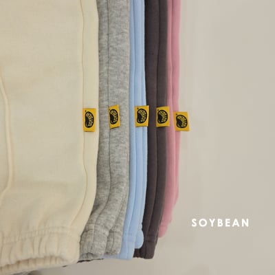 Soybean16｜(75cm-118cm) 素面休閒縮口褲4