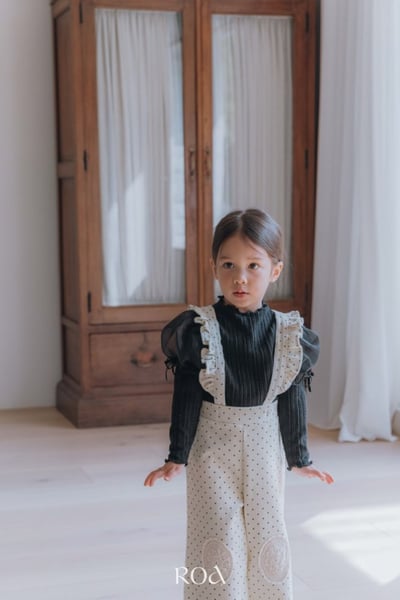 ROA29｜(80cm-120cm) 2色氣質點點吊帶褲20