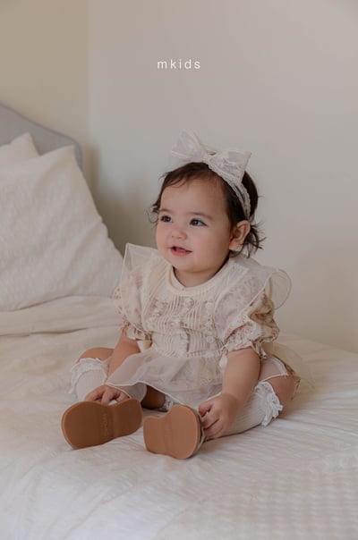 M-KIDS50｜(65-115cm) 蕾絲薄紗背心8