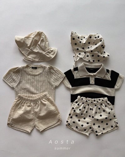 AOSTA31｜(1y-5y) 3款針織領條紋襯衫16