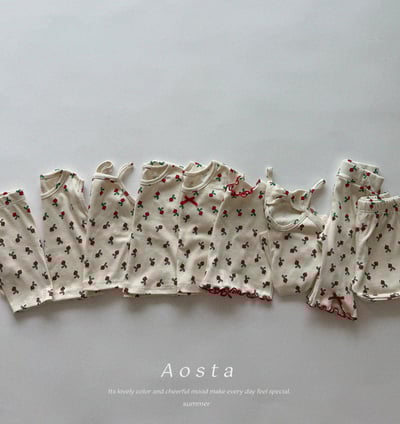 AOSTA43｜(6m-5y) 4款夏季羅紋短袖上衣22