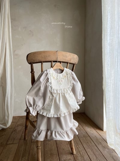 Anne Shirley05｜(1y-5y) 1色刺繡方領洋裝14