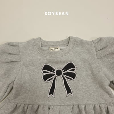Soybean26｜(75cm-118cm) 蝴蝶緞帶印花公主袖洋裝8