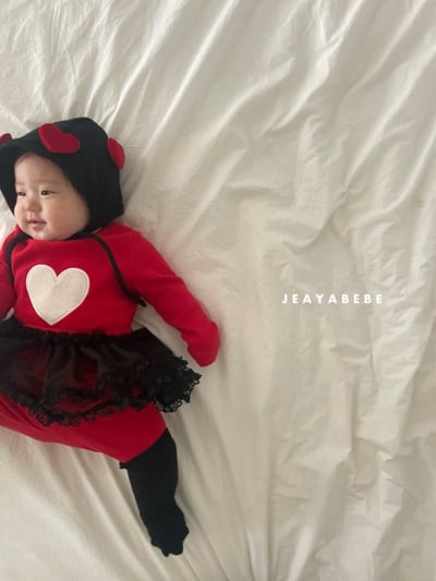 JEAYA11｜(70cm-110cm) 3色愛心綁帶帽13